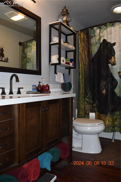Image 13 of 48: Bathroom remodeled in fall of 2023, plumbing refreshed as well as new fixtu