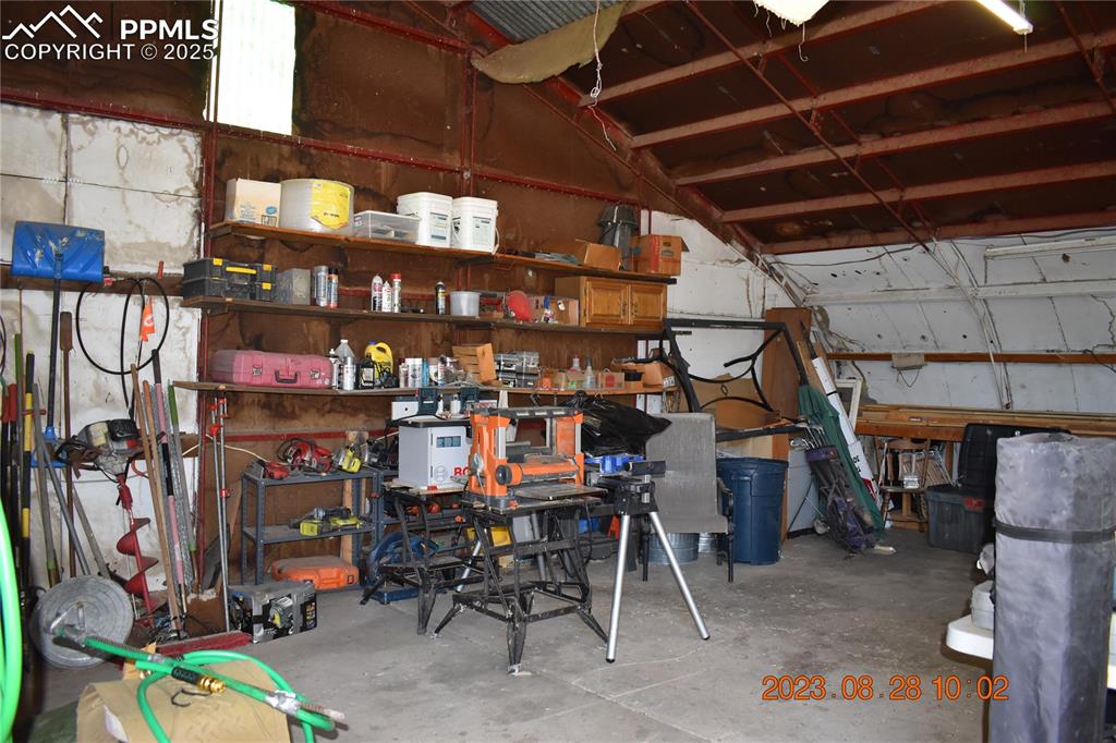 Image 33 of 48: One small view of the Quonset hut. 