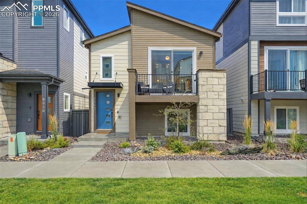 Caption: Front of Structure