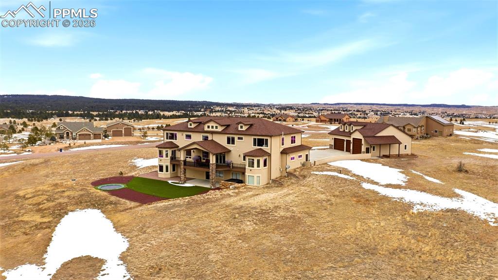Image 44 of 48: Aerial view of residential area