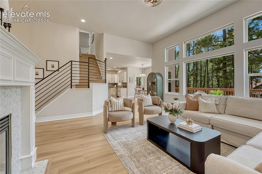 Image 15 of 49: Functional space for entertaining or lounging!
