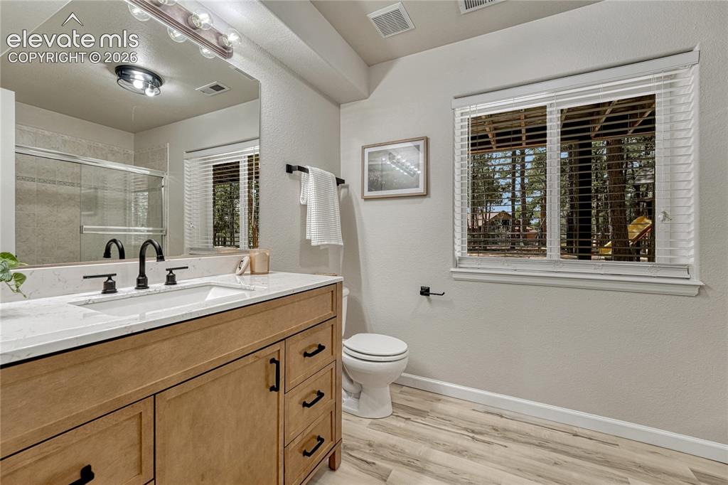 Image 43 of 49: Full basement bathroom...