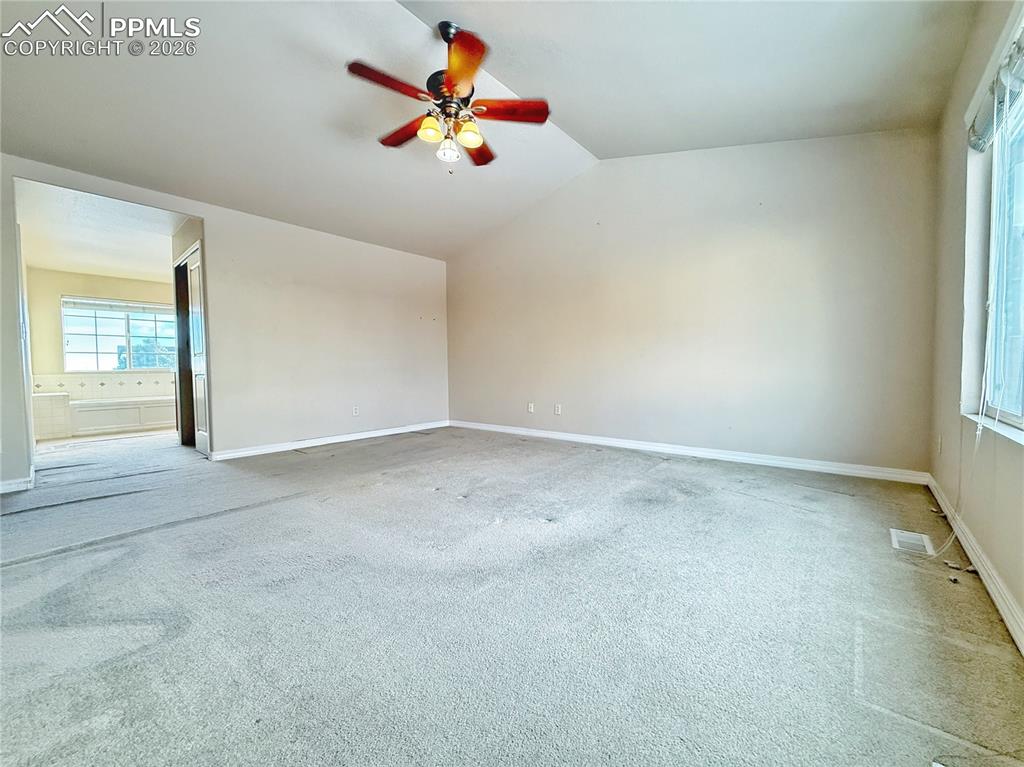 Image 13 of 28: Master bedroom located upstairs