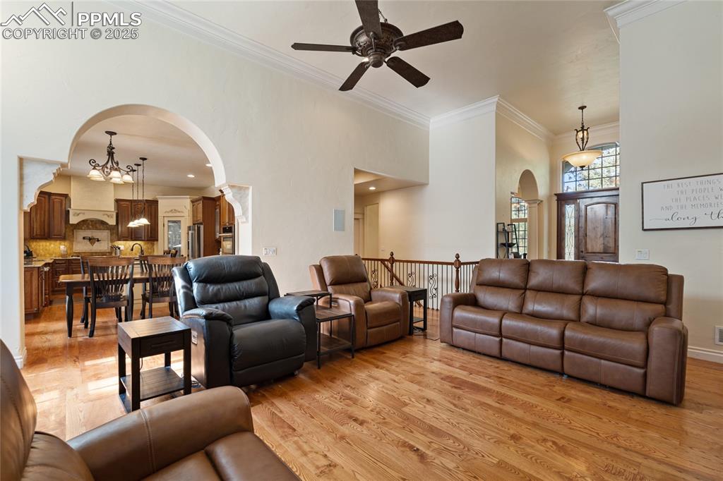 Image 12 of 46: The crown molding is stunning