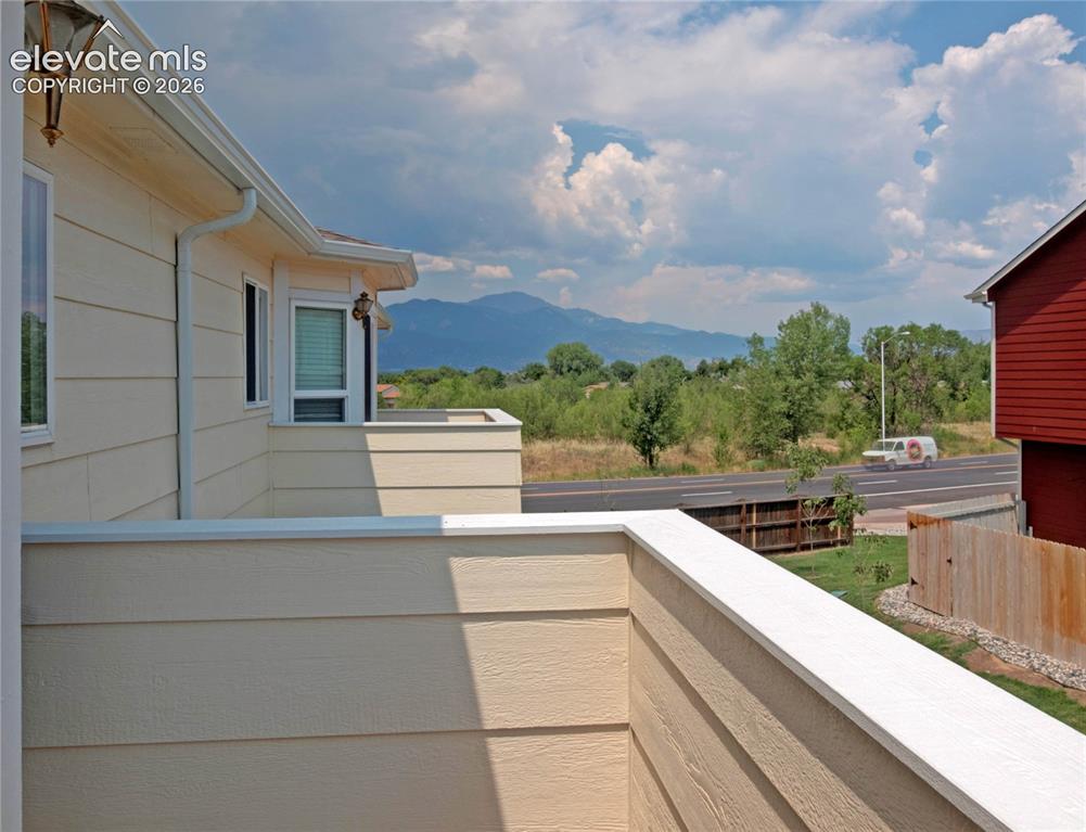 Image 16 of 18: north-West facing balcony off kitchen