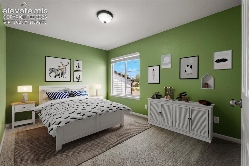 Image 36 of 46: Virtually Staged 3rd Bedroom