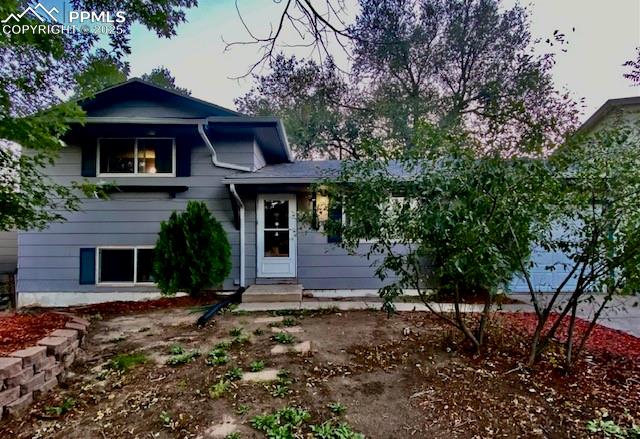 Caption: Front of Structure