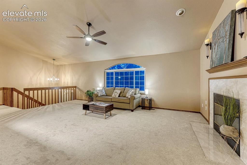 Image 13 of 46: Large living room with plenty of space for entertaining