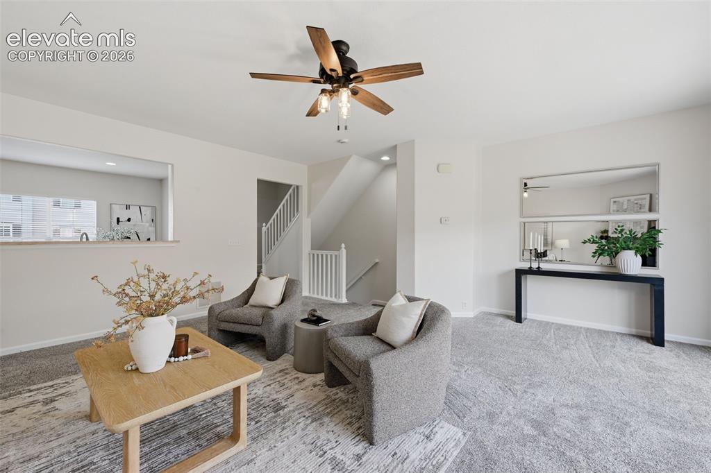 Image 6 of 28: Main level living room