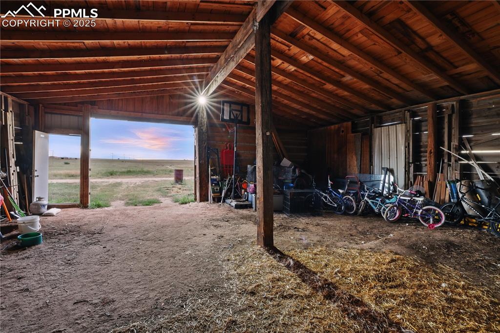 Image 45 of 50: View of front half of the barn.