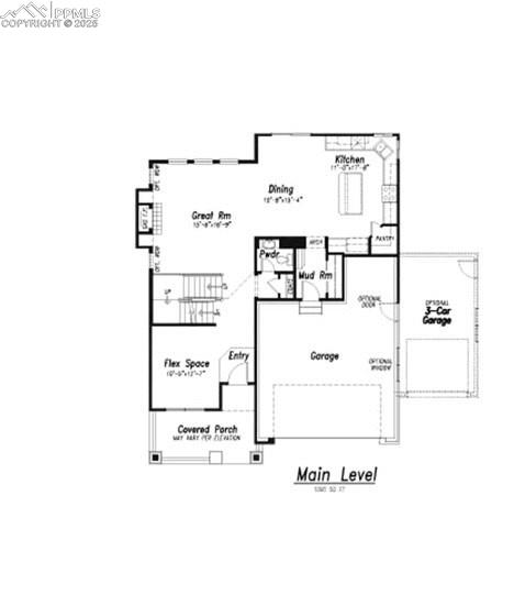 Image 37 of 38: Main Level Floorplan