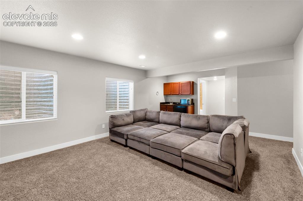 Image 35 of 49: Finished Basement