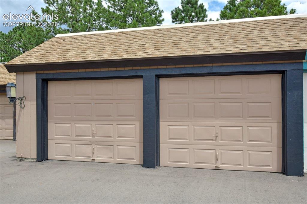 Image 21 of 22: Detached two-car garage