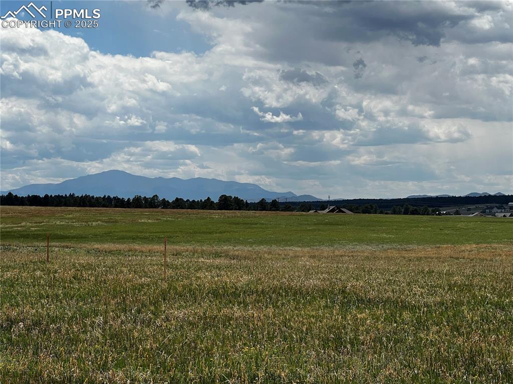 Image 20 of 36: Pikes Peak views from the lot