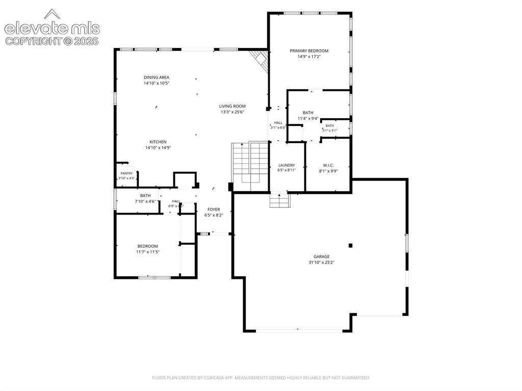 Image 42 of 43: main level floor plan