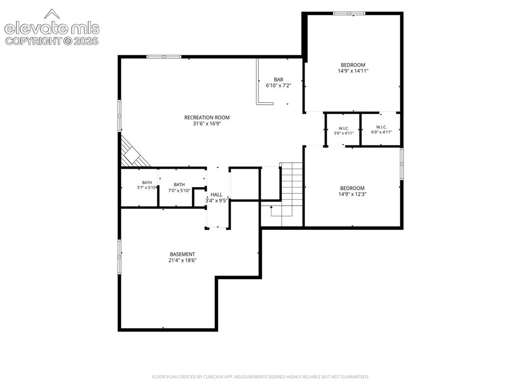 Image 43 of 43: basement floor plan