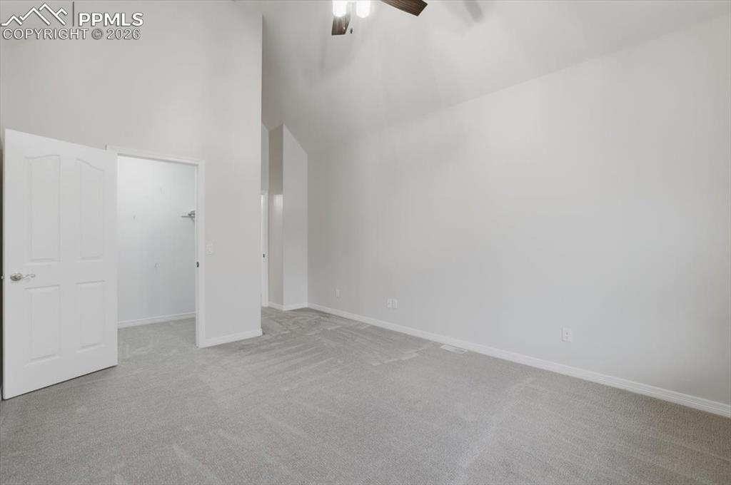 Image 29 of 46: Vaulted ceiling in secondary bedroom