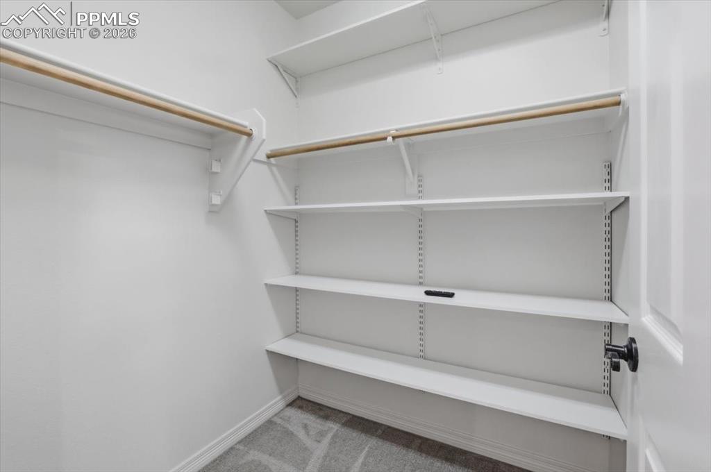 Image 31 of 46: Generous walk-in closet for secondary bedroom