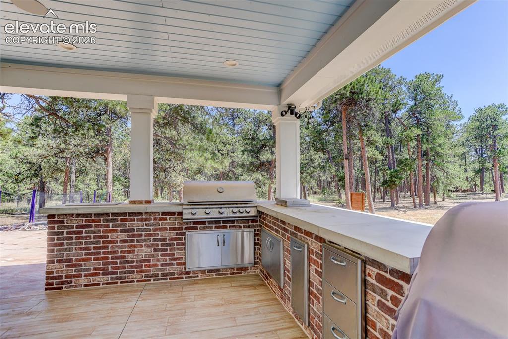 Image 15 of 47: Built-in grilling station