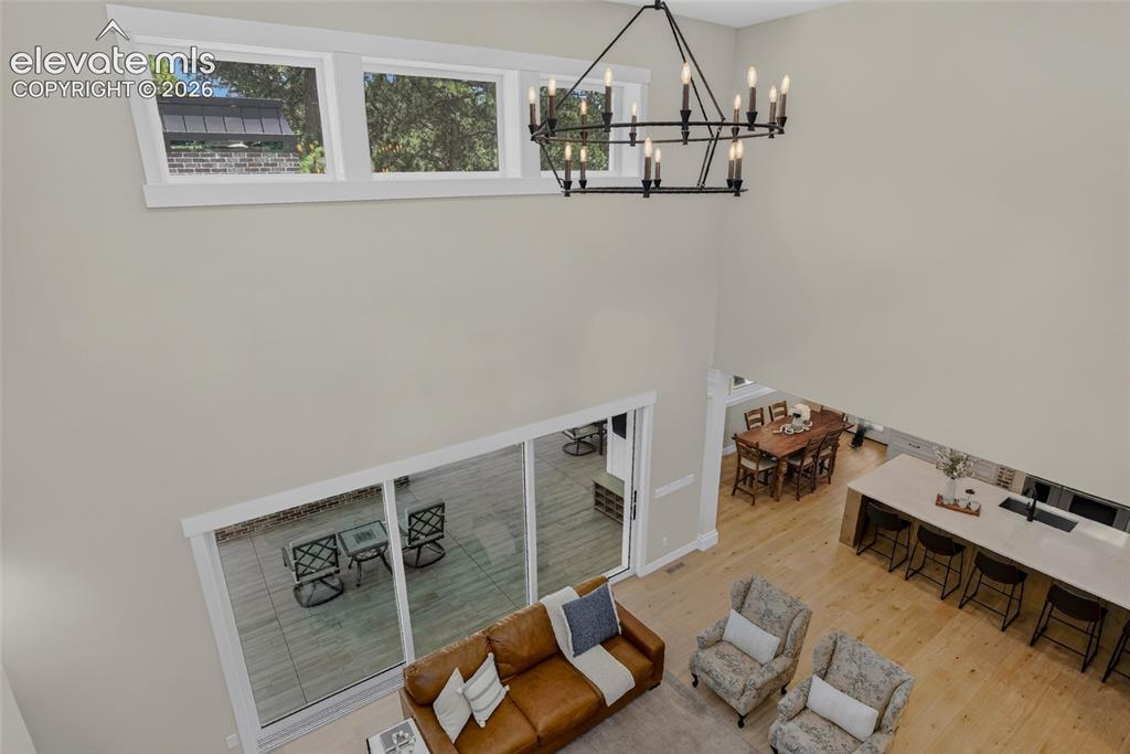 Image 7 of 47: 2-story living room