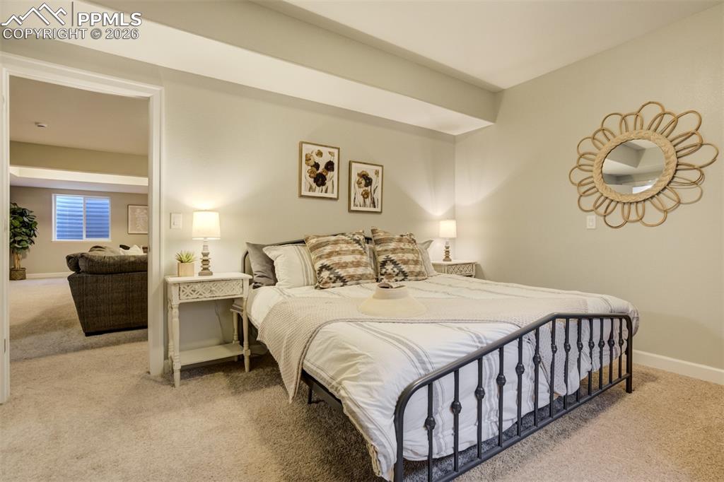 Image 40 of 50: 5th bedroom in the basement. 