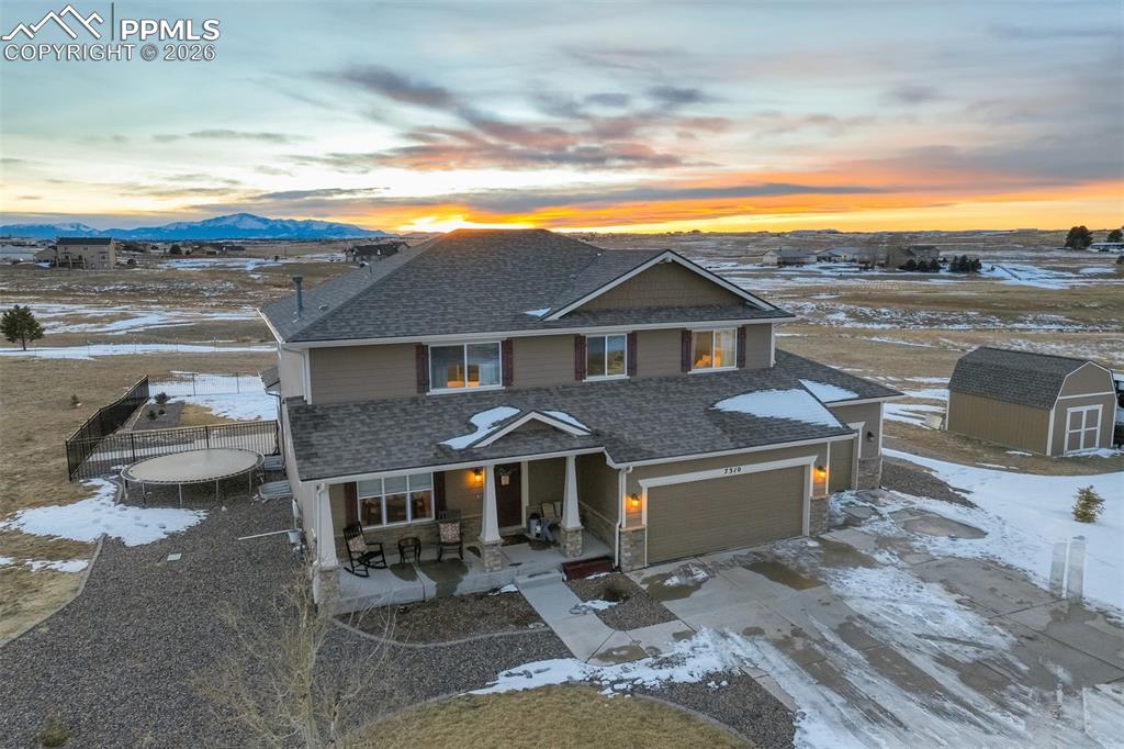 Image 48 of 50: Large shed for additional storage. 