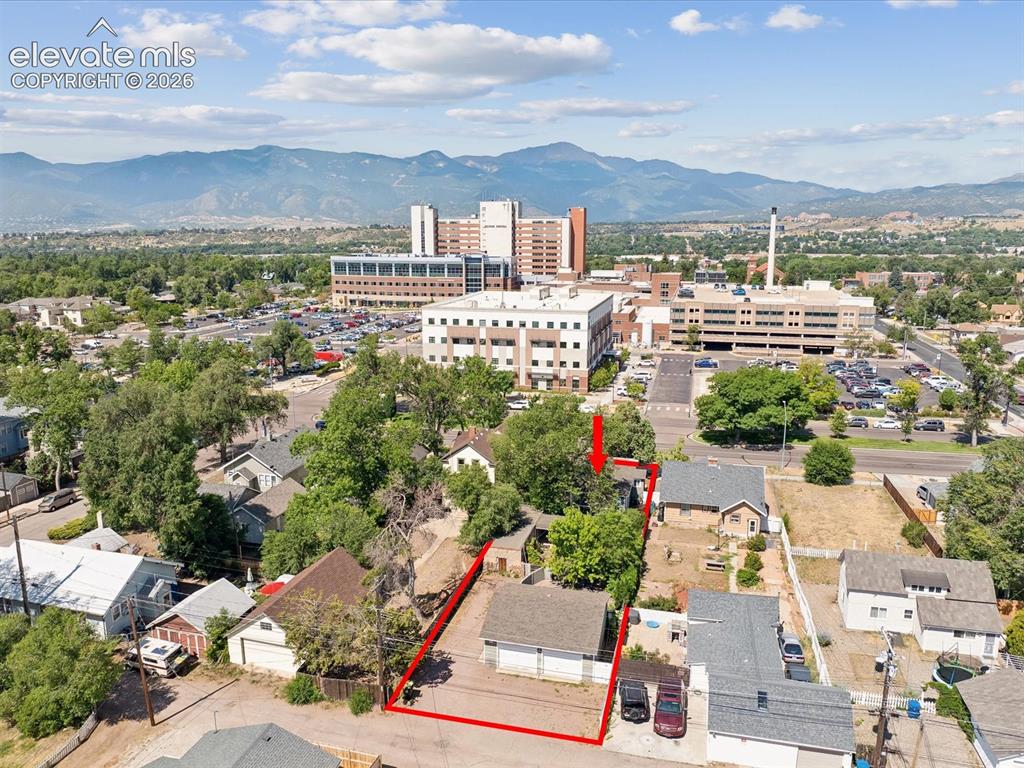 Image 33 of 38: Aerial perspective showcasing the property