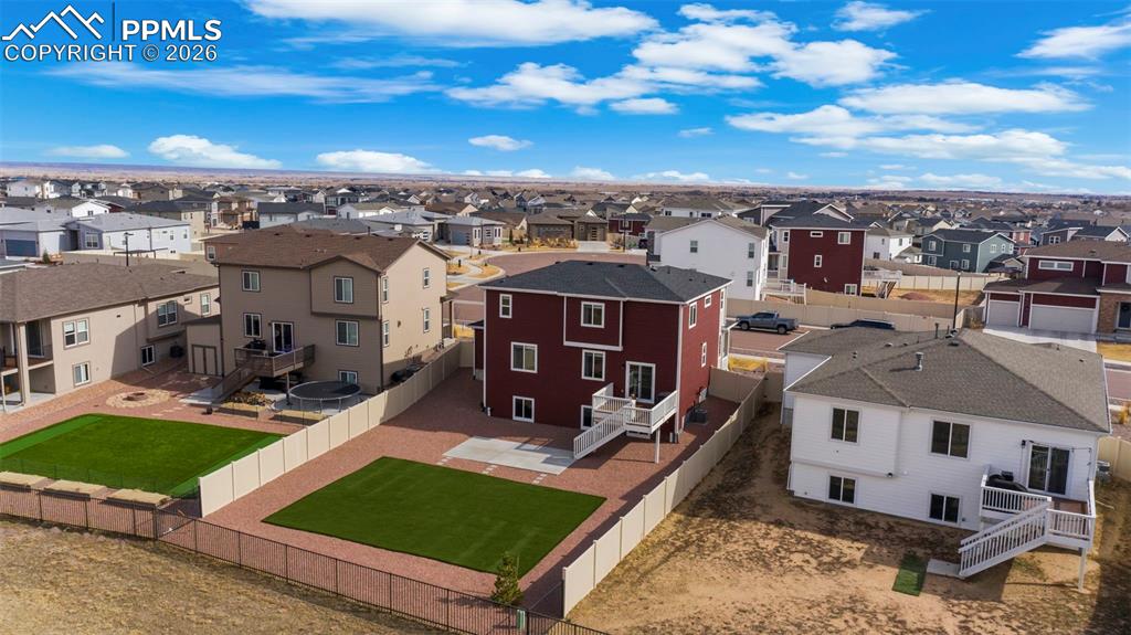 Image 8 of 43: Aerial perspective of suburban area