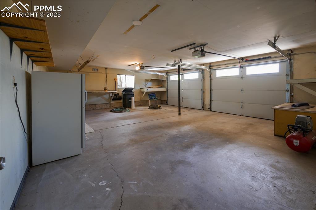 Image 25 of 34: Oversized 2 car garage