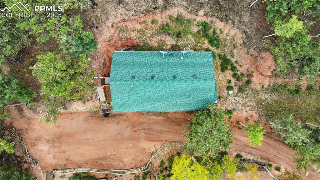 Image 8 of 34: View from above of property