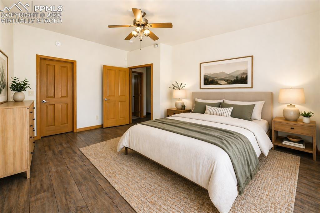 Image 32 of 50: Virtually Staged 2nd Bedroom