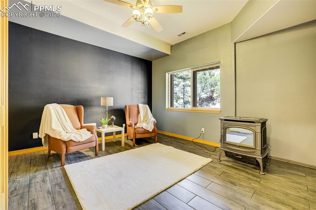 Image 38 of 50: 4th bedroom, currently used as a TV room