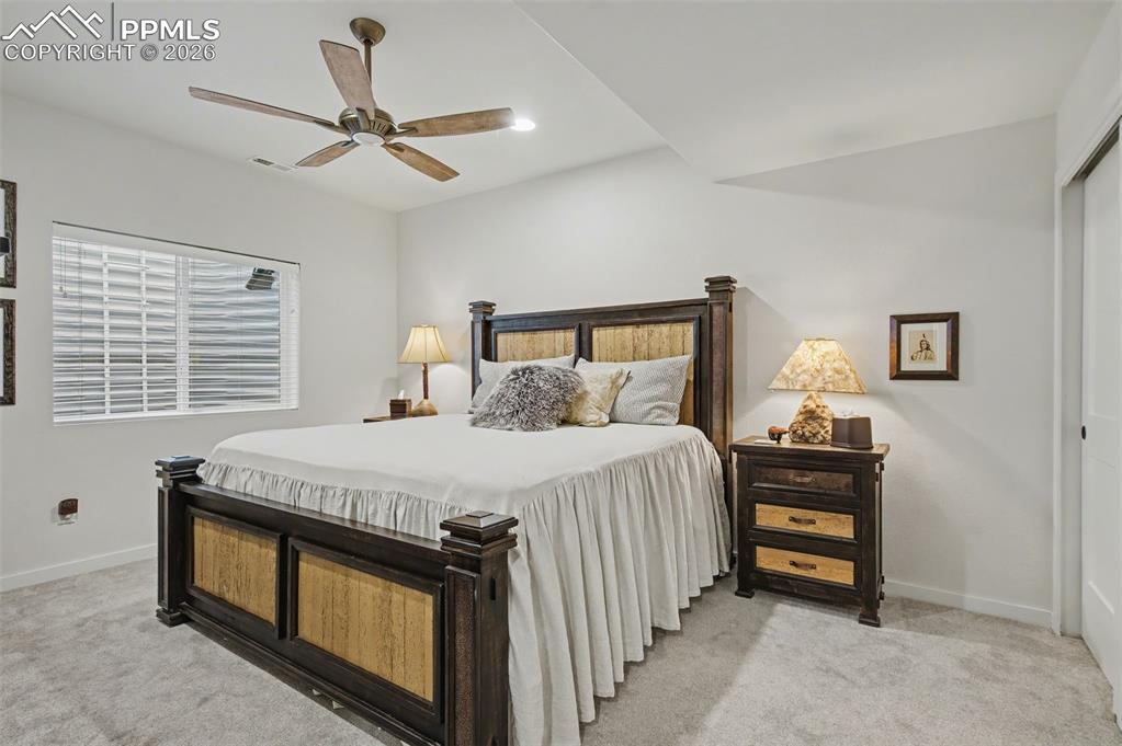 Image 43 of 50: Guests will enjoy the beautifully appointed 3/4 basement bathroom, complete