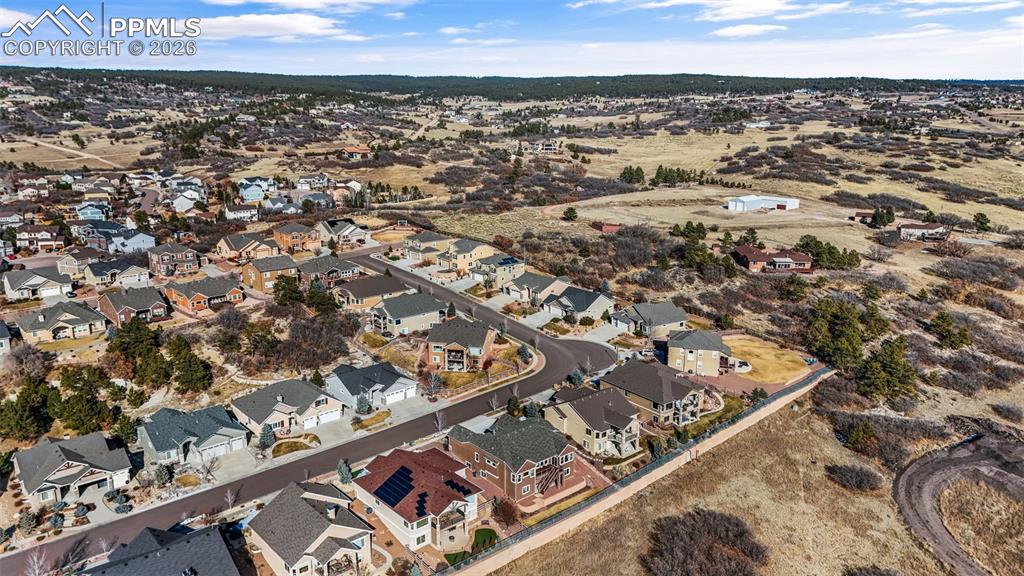 Image 45 of 48: Aerial view of property
