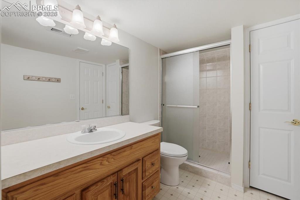 Image 39 of 48: Lower level bathroom.