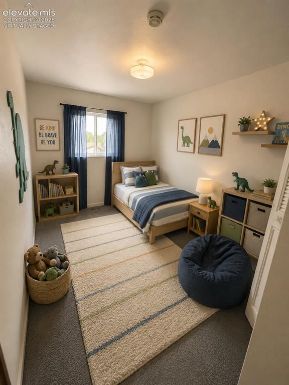 Image 12 of 23: virtually staged bedroom