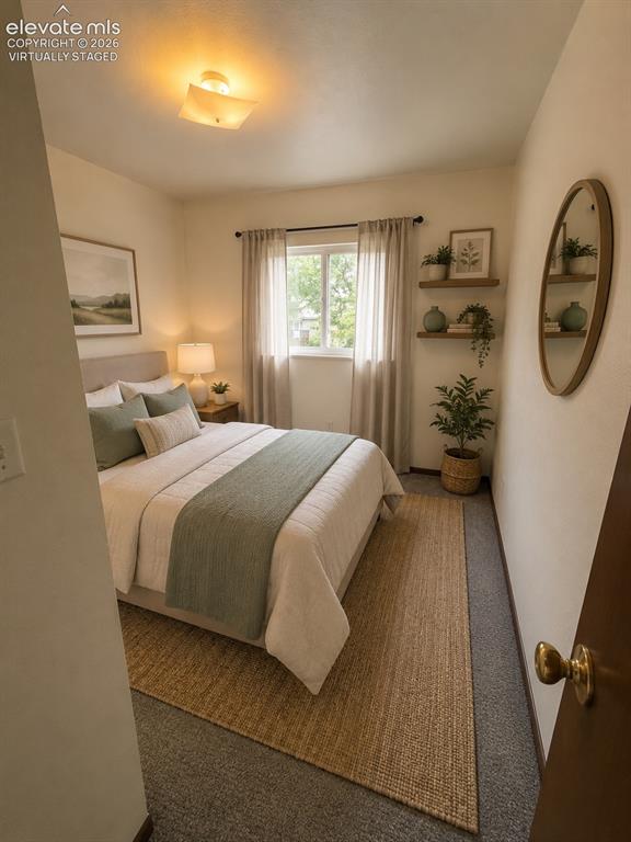 Image 14 of 23: virtually staged bedroom