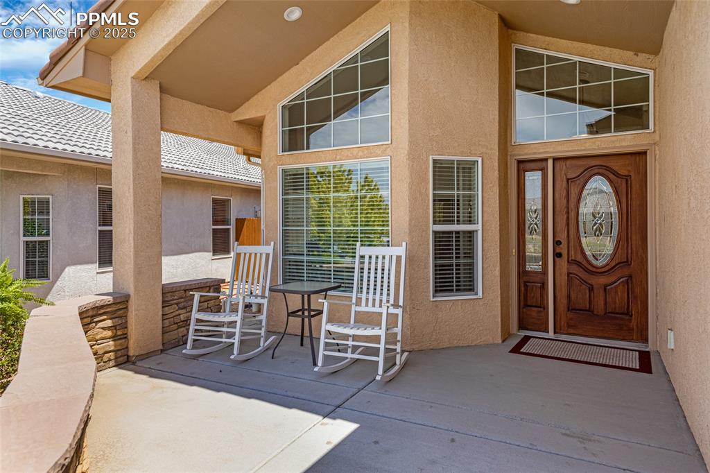 Image 5 of 41: Covered front porch 