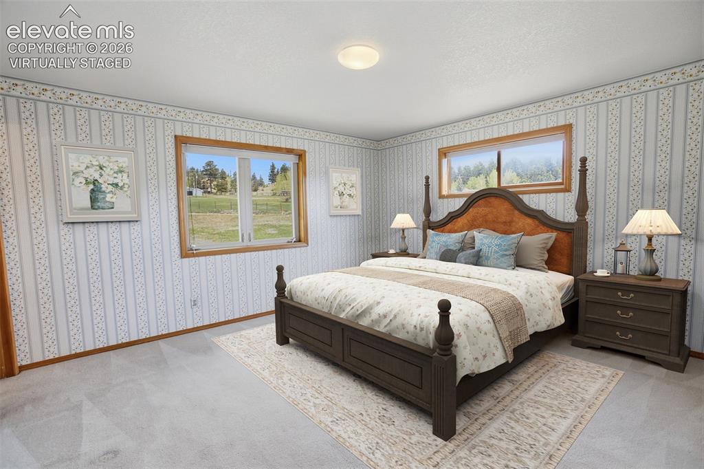 Image 9 of 36: Master Bedroom -Virtually Staged