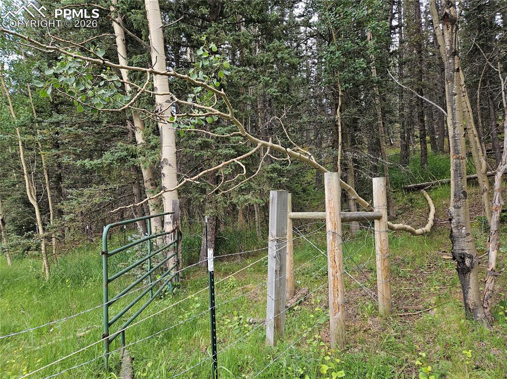 Image 15 of 47: Back of Fenced Area Opening to Possible Hillside Building Site. 