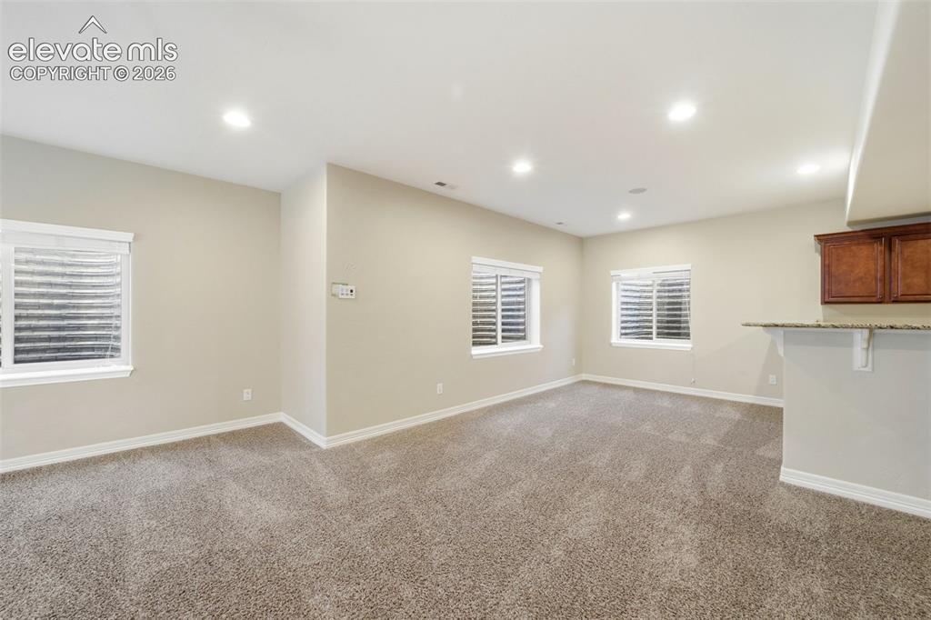 Image 26 of 50: Fabulous Basement Family Room with so much space to enjoy!