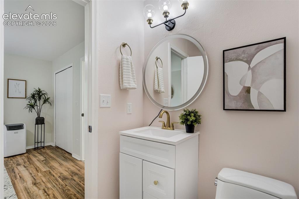 Image 21 of 39: An attached bathroom in the Primary Bedroom. 
