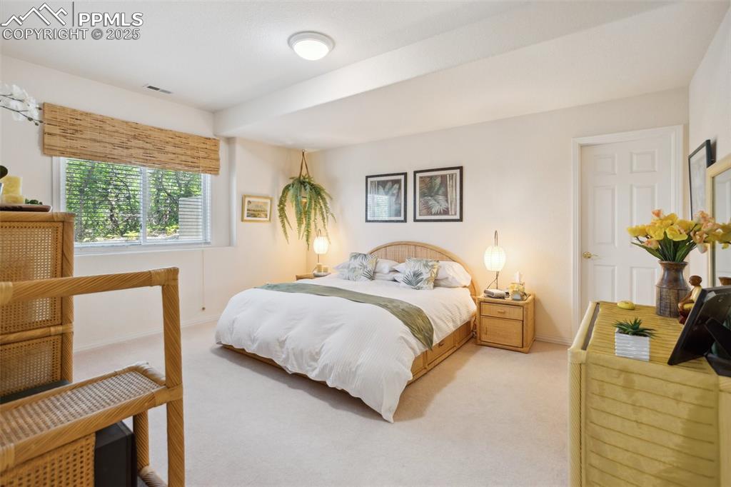 Image 35 of 49: Basement Bedroom with Walk-in Closet!