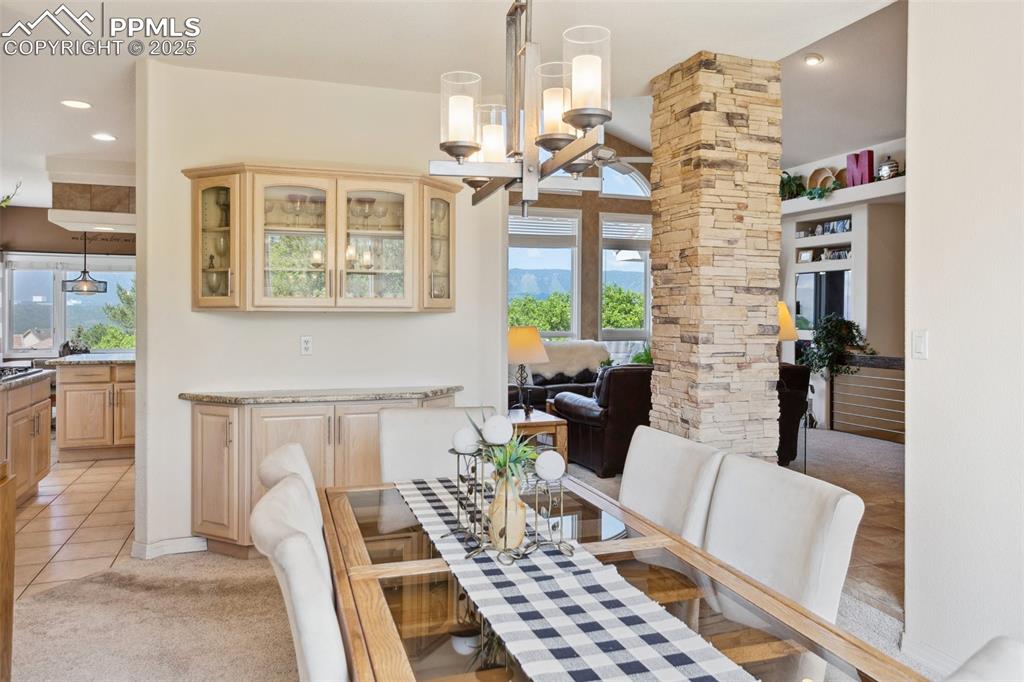 Image 7 of 49: Formal Dining Room with Built-in Cabinets!