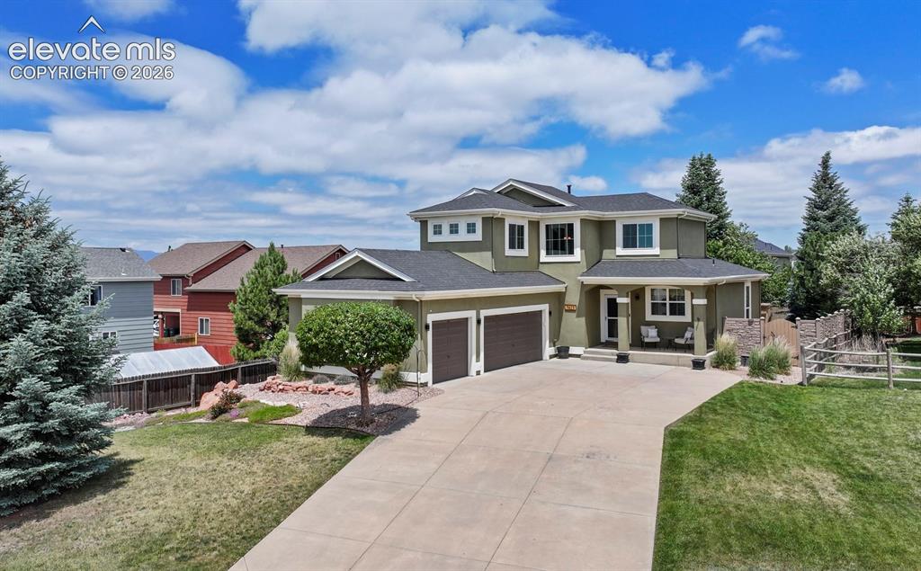 Caption: Beautiful, spacious 2-story home on large lot