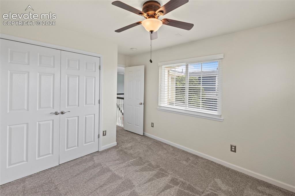 Image 20 of 50: Bedroom on the second level with brand new carpet