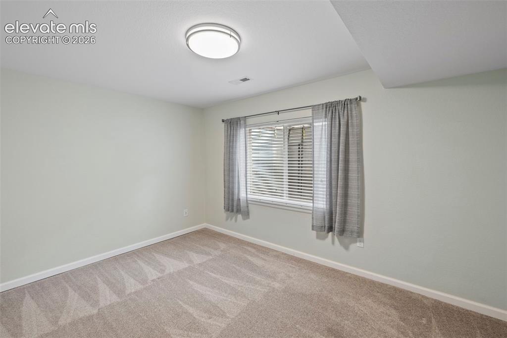 Image 32 of 50: Additional basement bedroom with huge walk-in closet