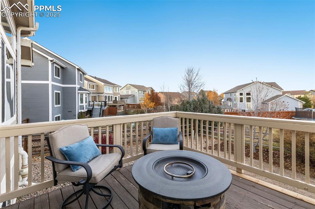 Image 33 of 46: Deck featuring a residential view