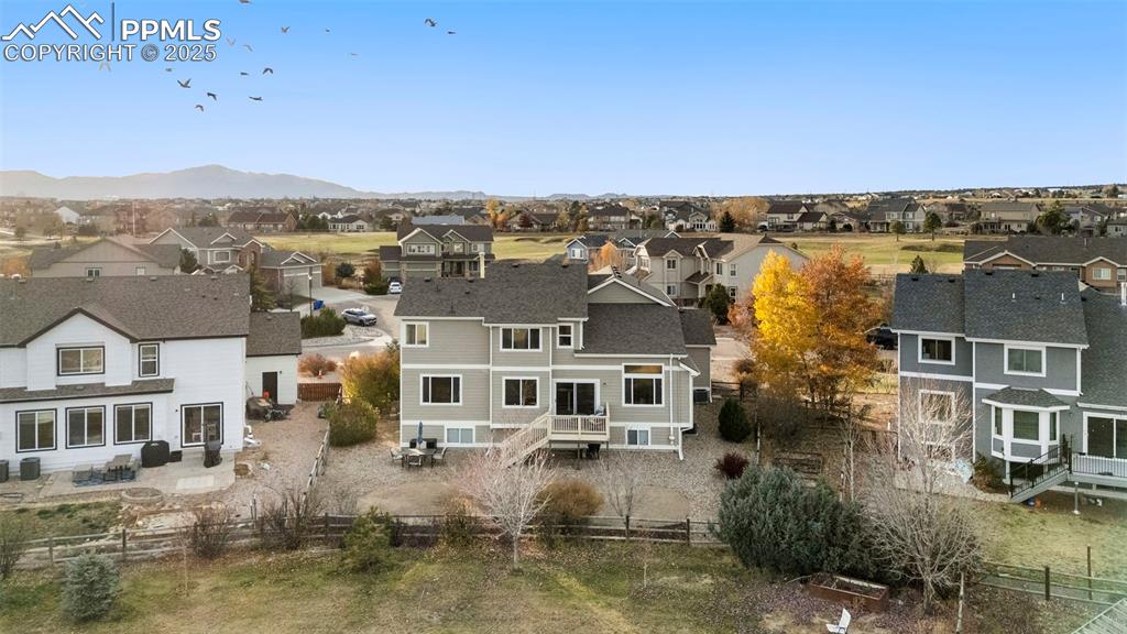 Image 37 of 46: Aerial view of residential area