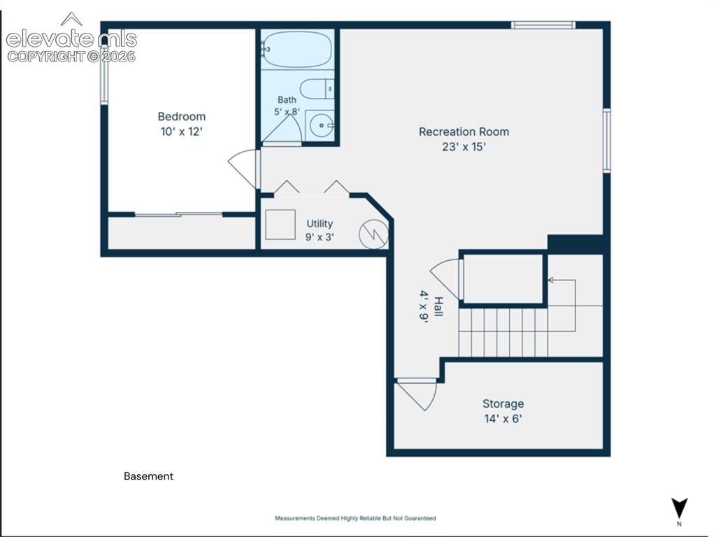 Image 41 of 41: Basement Floor Plan
